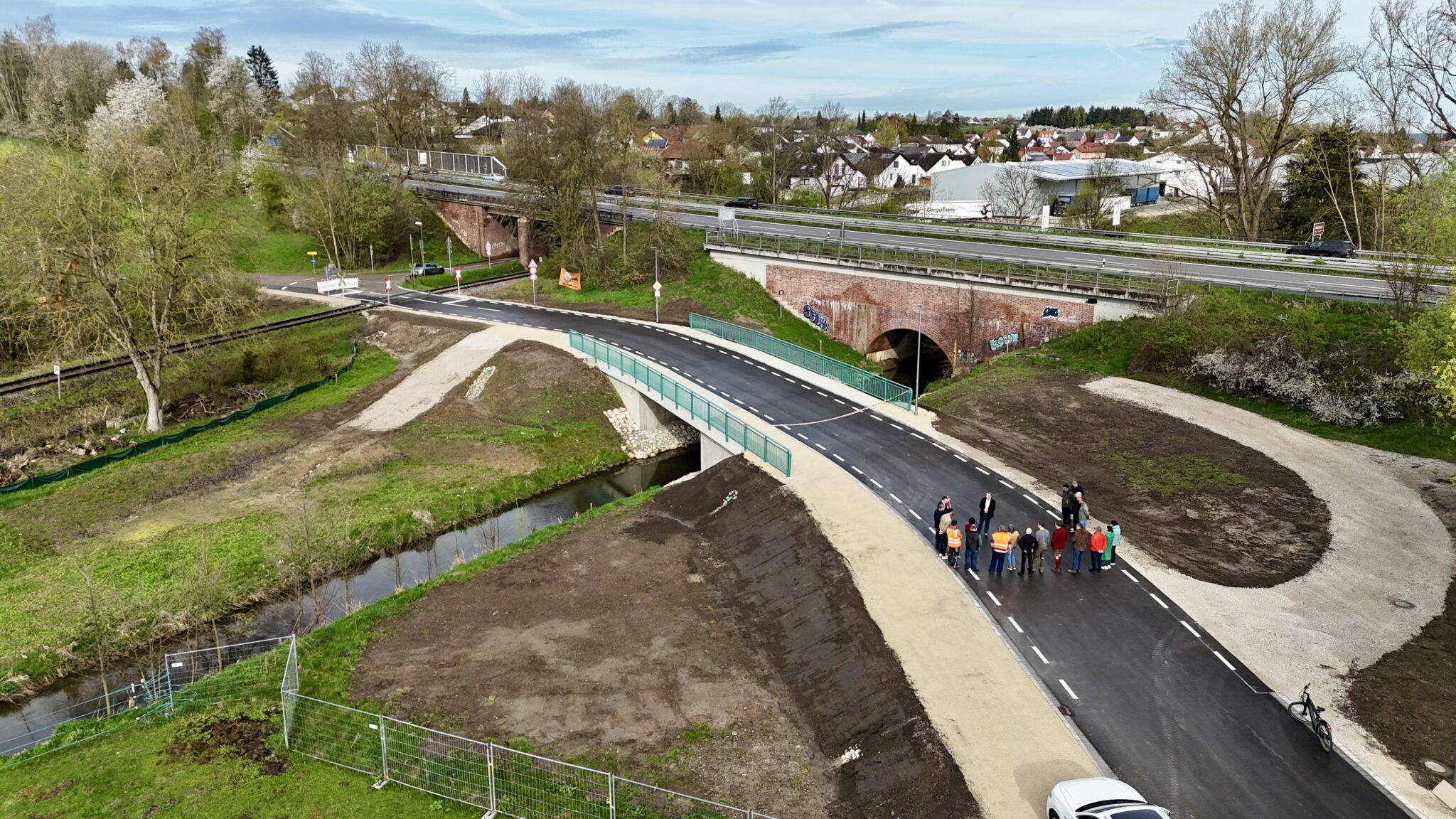 Markt Wolnzach Goiglmühlweg Brückeneröffnung 2024